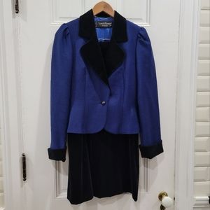 LOUIS FERAUD PARIS 2 pc Suit Blazer with Skirt